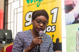 Group Head, Social Systems and Services, Mrs. Titilola Shogaolu, speaking on the convenience CHISCO has introduced into the road transport industry. 
