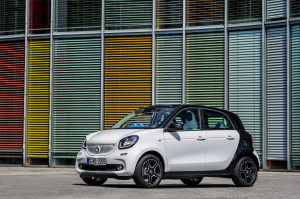 smart forfour, BR W453, 2014 Body in white, tridion Sicherheitszelle in black Body in white, tridion safety cell in black