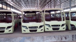 Completion of these partially built buses is being delayed by scarcity of FOREX to import vital components
