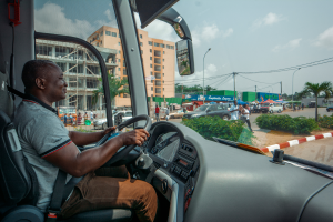 The drivers of the team buses were trained by MAN ProfiDrive over five days so they would be ready to take the wheel of the MAN Lion's Coach. 