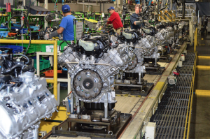 Toyota Alabama V6 Engine production line