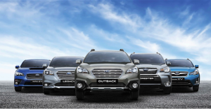 The Subaru line-up