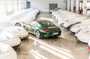 The One-millionth Porsche 911 in storage depot