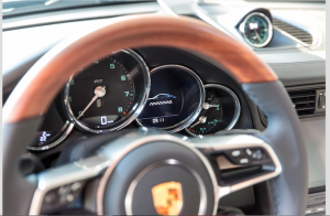 Cockpit of the one-millionth Porsche 911