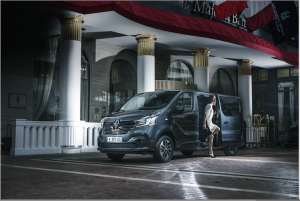 The new  Renault TRAFIC SpaceClass In front of Majestic Barrière Hotel on Cannes Photo Credits : Jean-Brice LEMAL