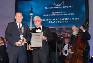 Mercedes-Benz Fnancial Services Chairman's Award 2017: Mercedes-Benz Brand Centre, Gauteng West 