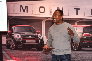 Edward Makwana, Group Product Communication Manager, BMW Group South Africa and Sub-Sahara Africa Region introduces the new models at the media launch