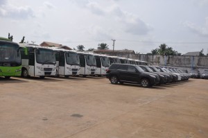 Vehicles produced by Innoson at Nnewi ready to be delivered to customers