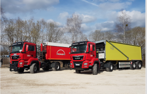 MAN equips its TGS-series semitrailer tractor specifically for use in agriculture, using, for example, soil-friendly agricultural tyres, which correspond with the vehicle width of 2.55 metres.