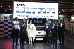 Tata’s new medium commercial vehicle range, the Ultra, designed by the Italian styling house, Bertone