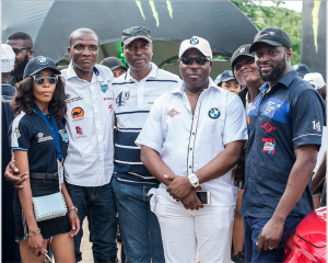 From right: Kennedy Njideofor, President BMW Club Nigeria; Abiona Babarinde, General Manager, Marketing & Corporate Communication, Coscharis Group; Joseph Omokhapue, National Sales Manager, Coscharis BMW and other members of the BMW Club Nigeria during the second edition of Bimmerfest in Nigeria…recently